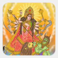 Pegatinas de Mahishasur Mardini Durga