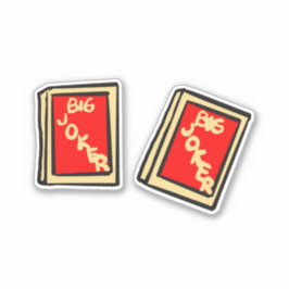 Pegatinas de Mahjong Joker Tile