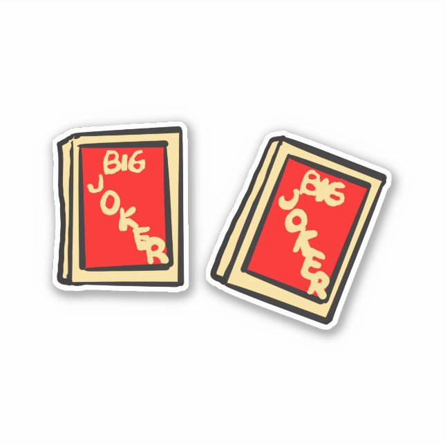 Pegatinas de Mahjong Joker Tile (Anverso)