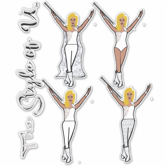 Pegatinas De Majorette Sparkle (Iced 3) (Anverso)
