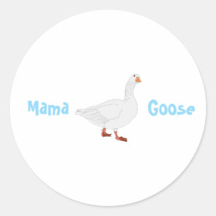 Pegatinas de Mama Goose - regalo del Día de la Mad