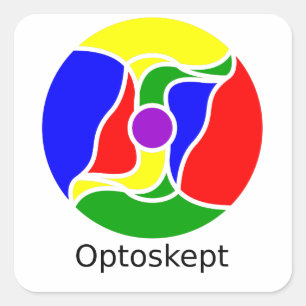 Pegatinas de Mandala Optoskept Square