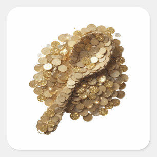 Pegatinas de manualidades de Oro Elegante GEMAS DE