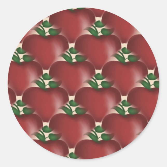 Pegatinas de manzanas (Anverso)