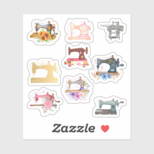 Pegatinas de máquinas de coser
