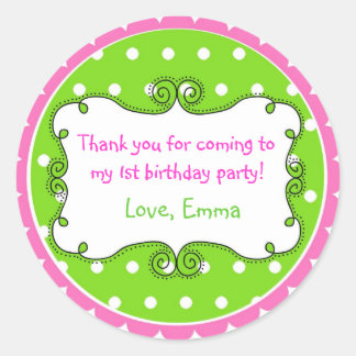 Pegatinas de marco de doodle personalizados