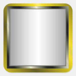 Pegatinas De Marco Plateado Y Oro