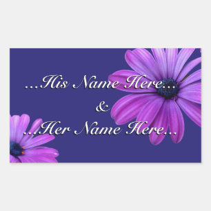 Pegatinas de margaría Pegatinas de margarita azul 