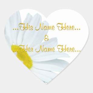 Pegatinas de margarita Pegatinas de margarita blan