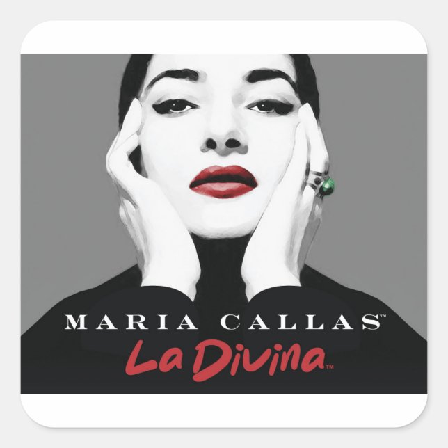 Pegatinas de Maria Callas (Anverso)