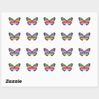 Pegatinas de mariposa