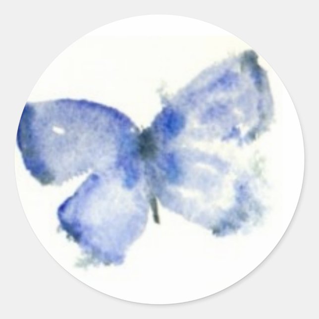 Pegatinas de mariposa azul (Anverso)
