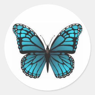 Pegatinas de mariposa cúrcuta