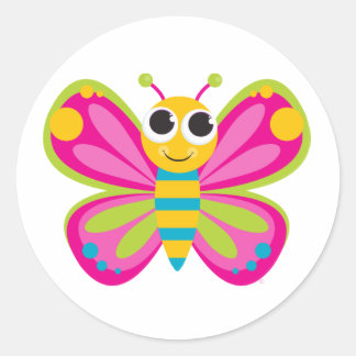 Pegatinas de mariposa cúrcuta