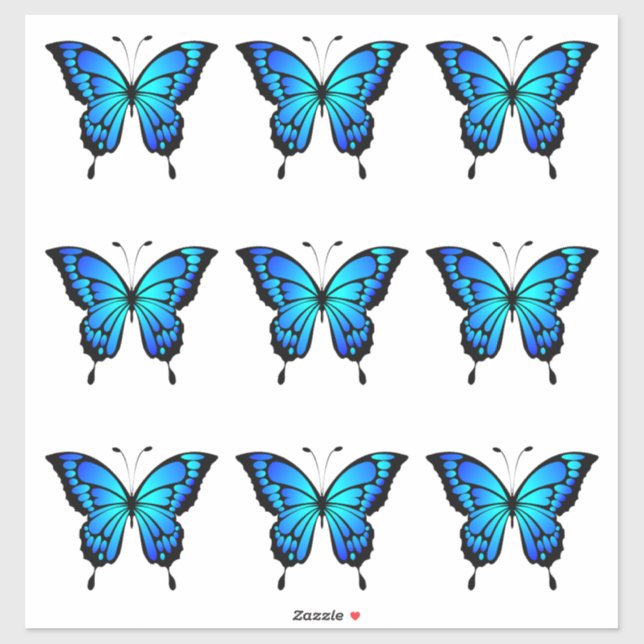 Pegatinas de mariposa: recorta y usa (Hoja)