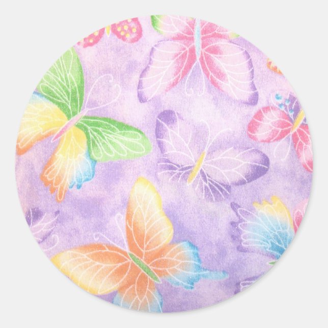 Pegatinas de mariposas (Anverso)