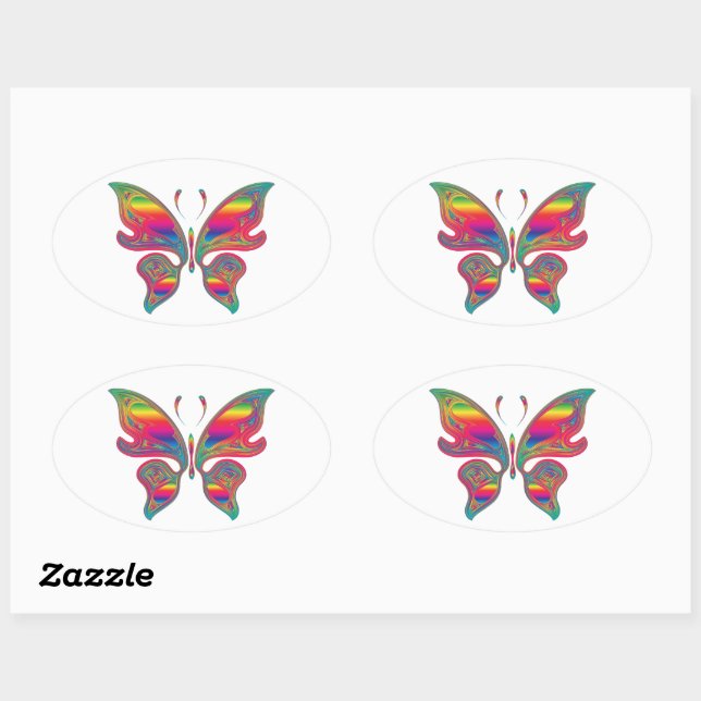 Pegatinas de Mariposas (Hoja)