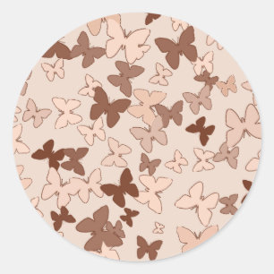 Pegatinas de mariposas femeninas