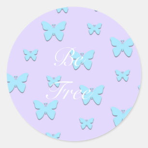 Pegatinas de mariposas gráficas de bonito Pastel