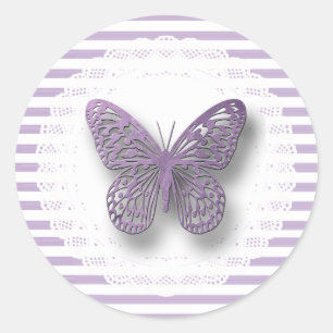 Pegatinas de mariposas Purple Strike