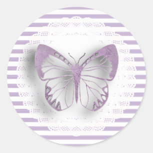 Pegatinas de mariposas Purple Strike