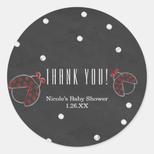 Pegatinas de mariquitas para tiza de tablero de pu