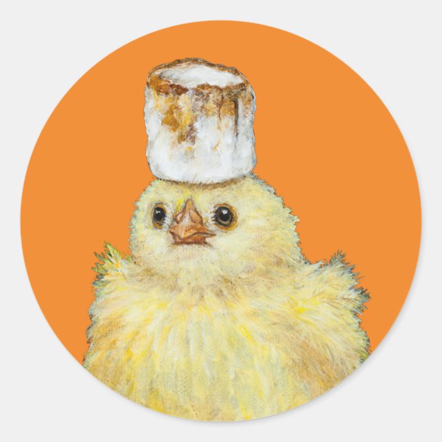 Pegatinas de Marshmallow Peep (Anverso)