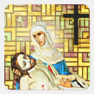 pegatinas de mary y Jesus