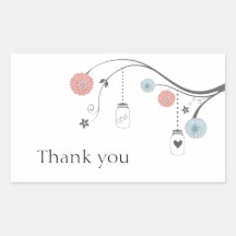 Pegatinas de Mason Jar Tree