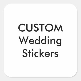 Pegatinas de matrimonio personalizados MATTE de 3"