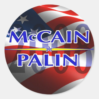 Pegatinas de Mccain Palin