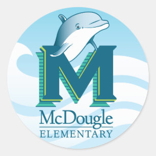 Pegatinas de McDougle Dolphin