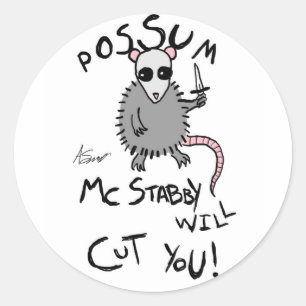 Pegatinas de McStabby del oposum