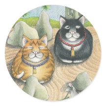 Pegatinas de Meditación B & T #45