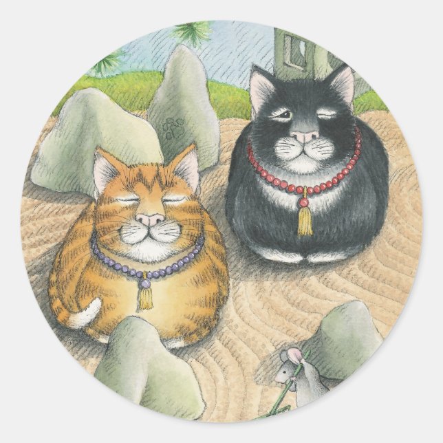 Pegatinas de Meditación B & T #45 (Anverso)