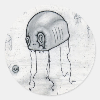 Pegatinas de medusas torcidas x6