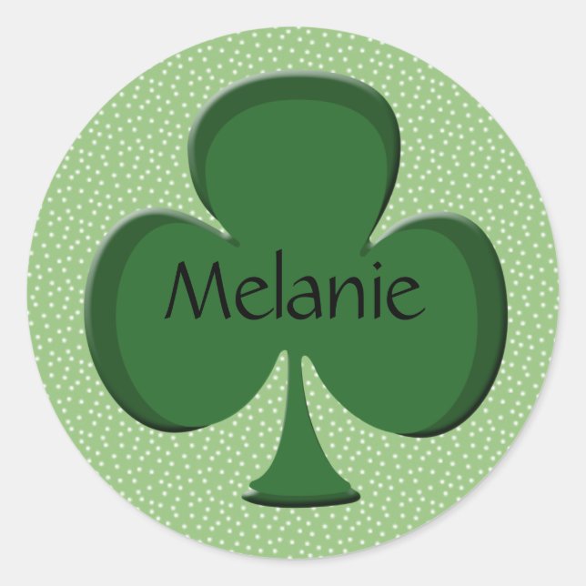 Pegatinas de Melanie Shamrock (Anverso)