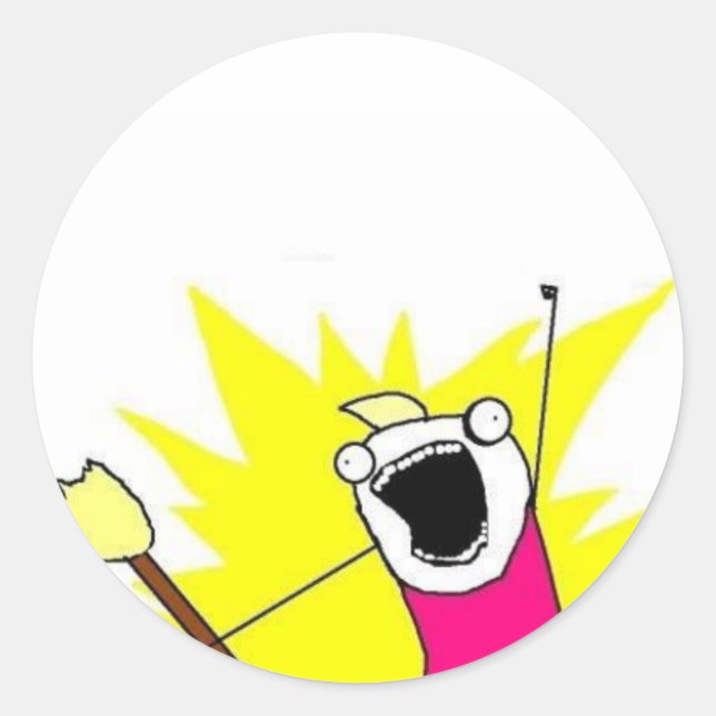 Pegatinas de memes X to the Y All things (Anverso)