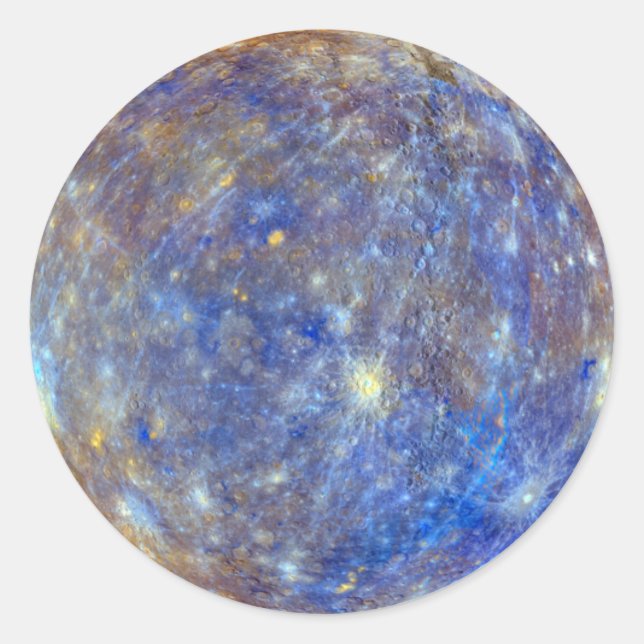 pegatinas de mercurio del planeta (Anverso)