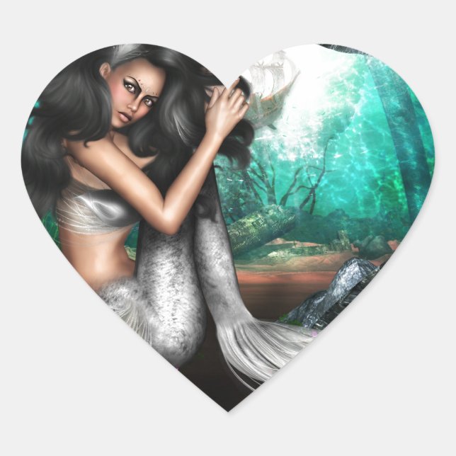 Pegatinas de Mermaid Allure (Anverso)