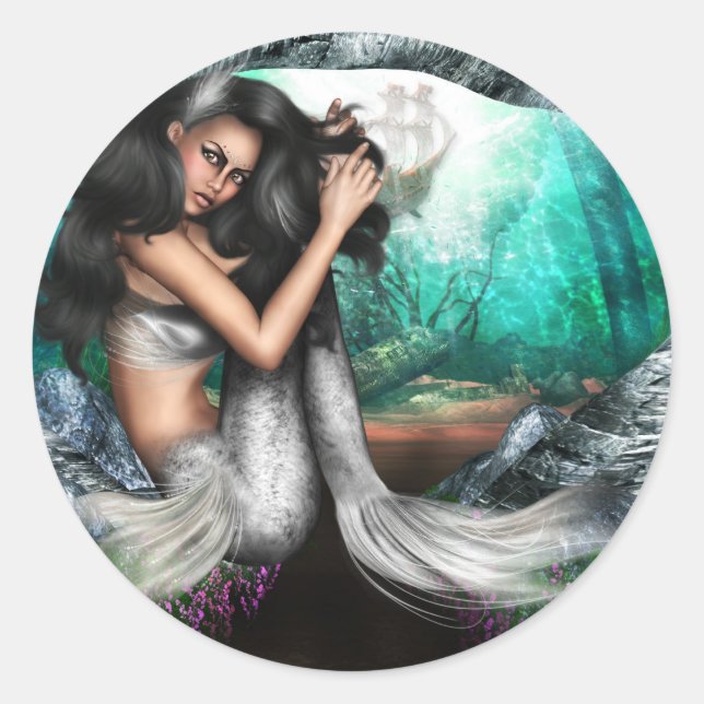 Pegatinas de Mermaid Allure (Anverso)