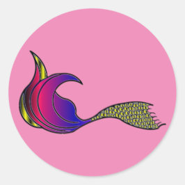 Pegatinas de Mermaid Tail multicolor