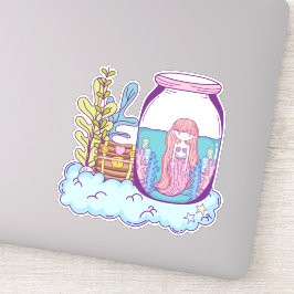 Pegatinas de Mermaid Treasure Vinyl
