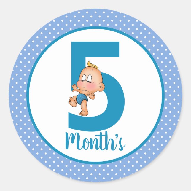 Pegatinas de Mes del Bebé (Anverso)