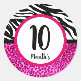 Pegatinas de mes del bebé