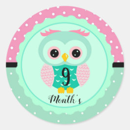 Pegatinas de Mes del Bebé