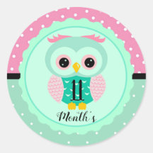 Pegatinas de Mes del Bebé