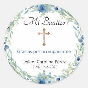 Pegatinas de Mi Bautizo - Pegatinas españoles del