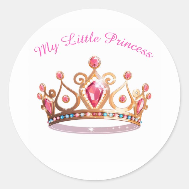 Pegatinas de Mi Pequeña Princesa (Anverso)