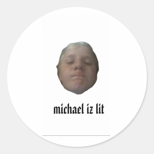 pegatinas de michael iz lit (Anverso)